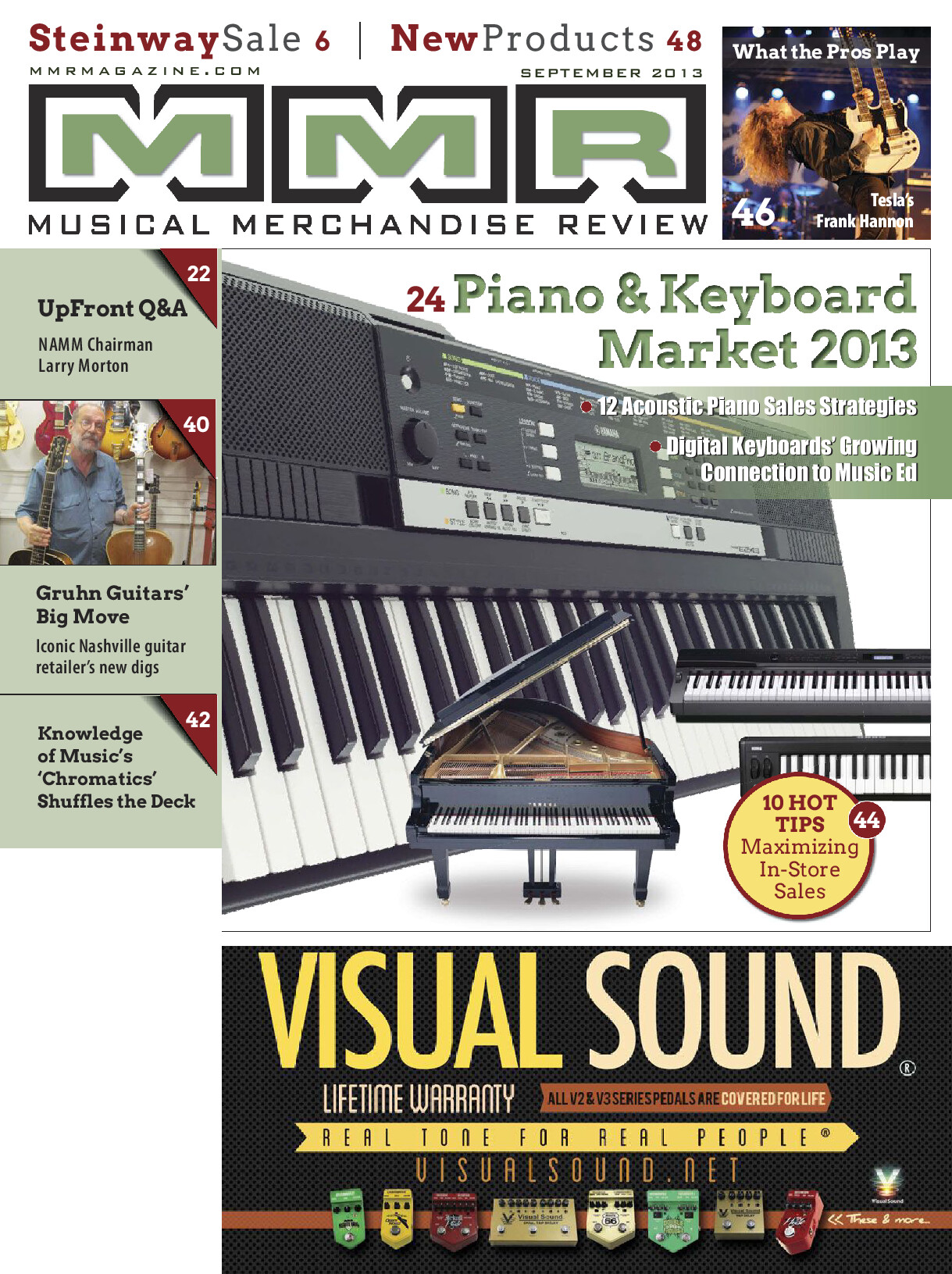 Musical Merchandise Review September 2013 cover