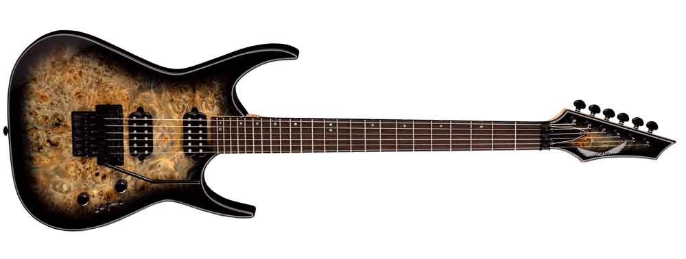 Dean Guitars Unveils Exile Select Floyd Natural Black Burst