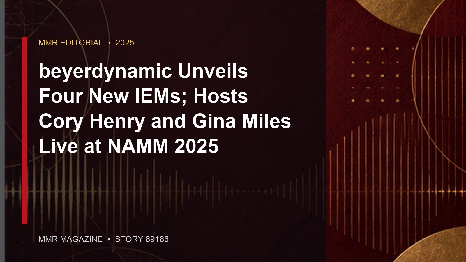 beyerdynamic Unveils Four New IEMs; Hosts Cory Henry and Gina Miles Live at NAMM 2025