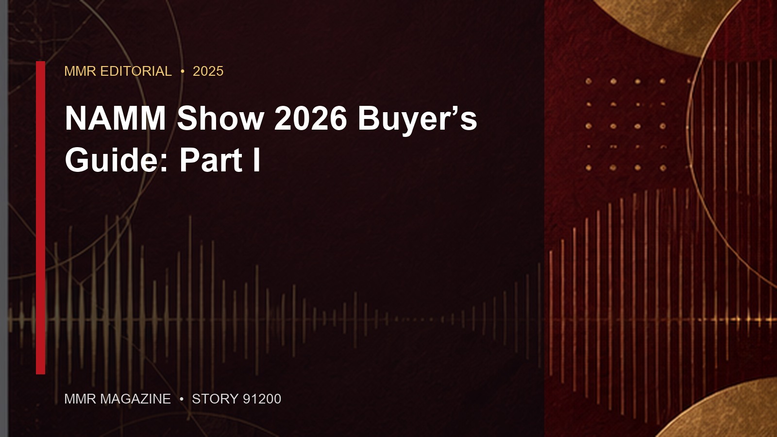 NAMM Show 2026 Buyer’s Guide: Part I