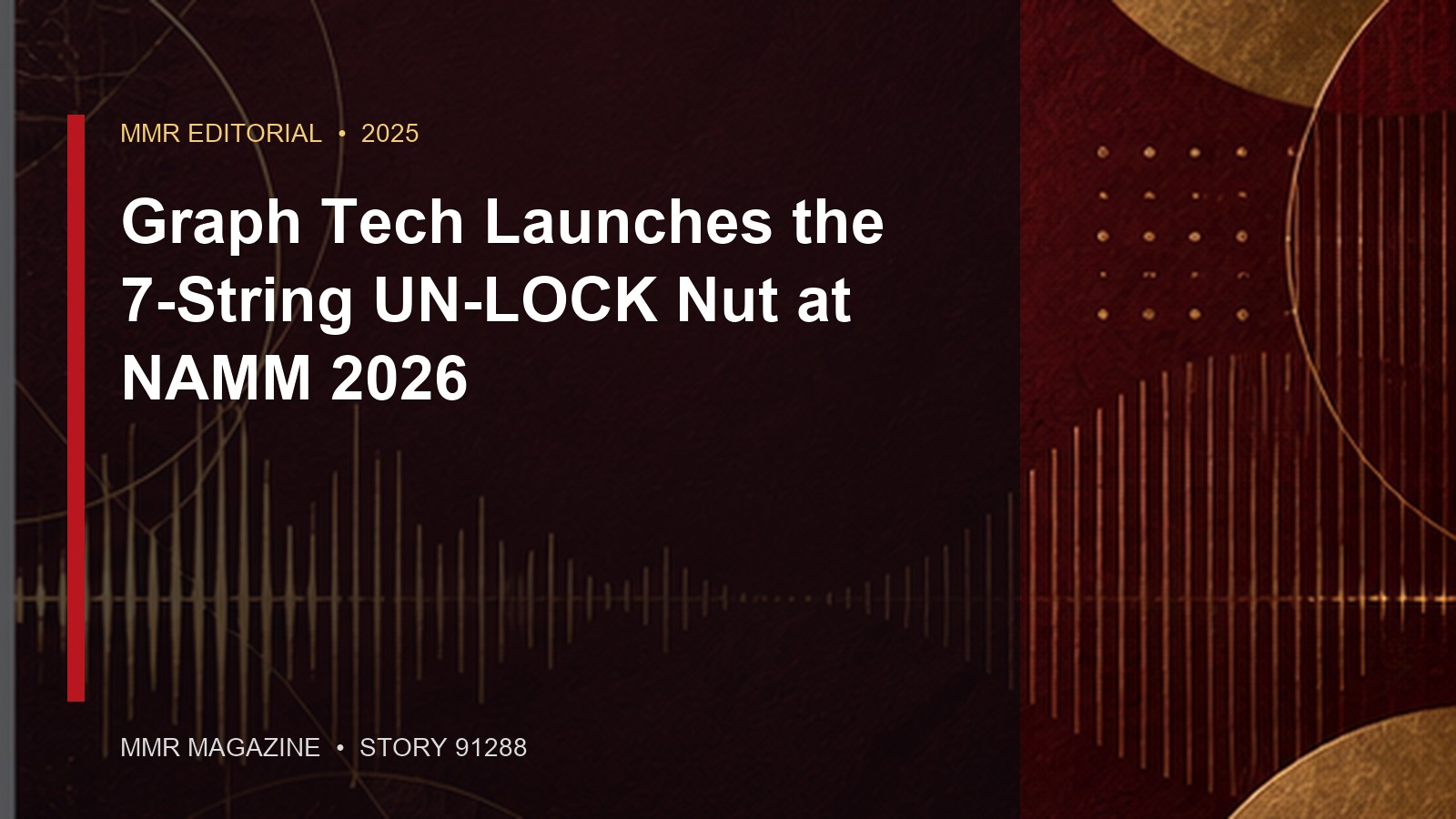 Graph Tech Launches the 7-String UN-LOCK Nut at NAMM 2026